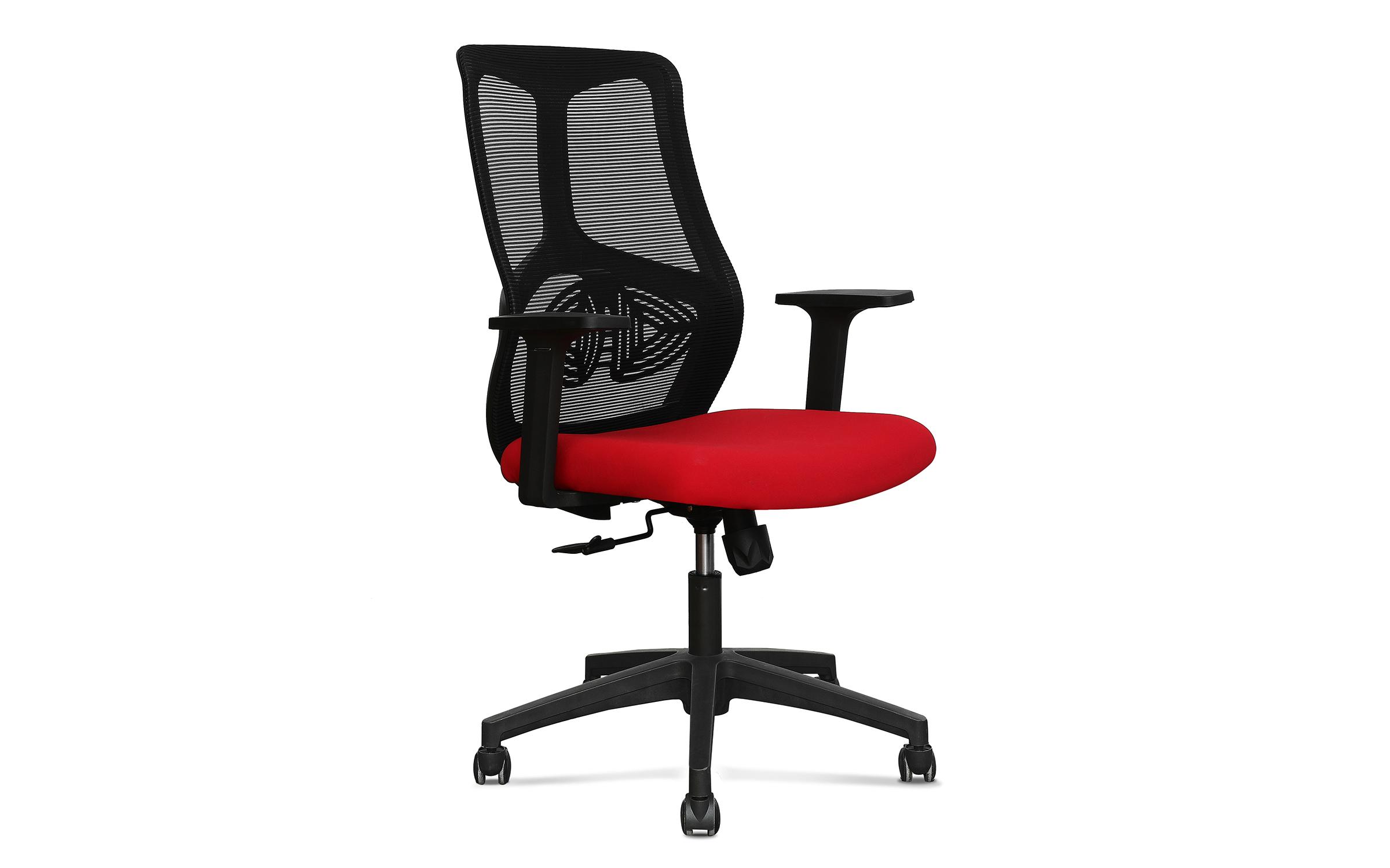 Irodai szék Miler, fekete + piros  1